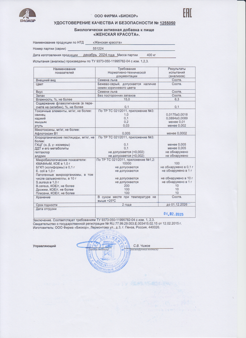 Паспорт №122024